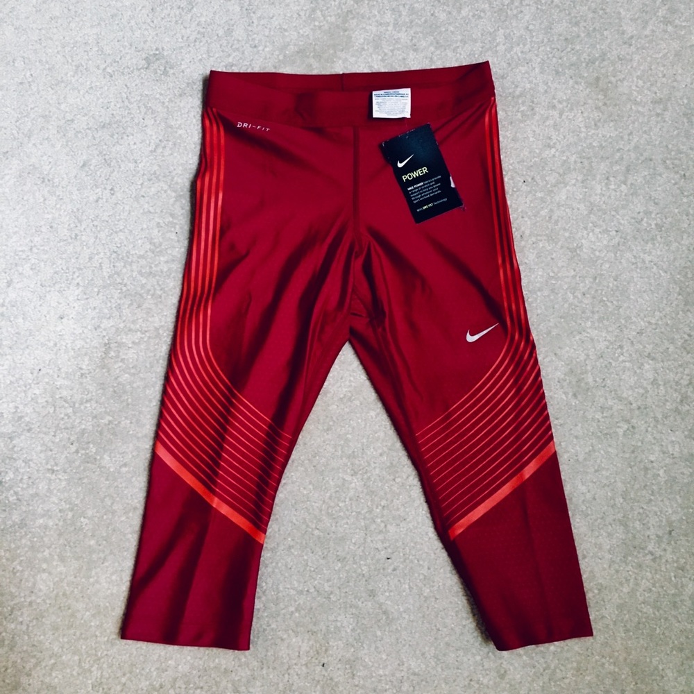 Nike POWER running capris, size XS